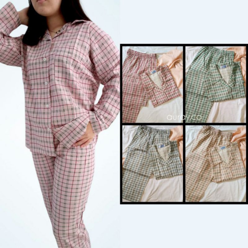 set wanita pria korea baju tidur couple {auray.co}