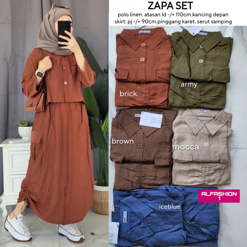 (READY STOCK) LAURI - ZAPA SET BY ALFASHION