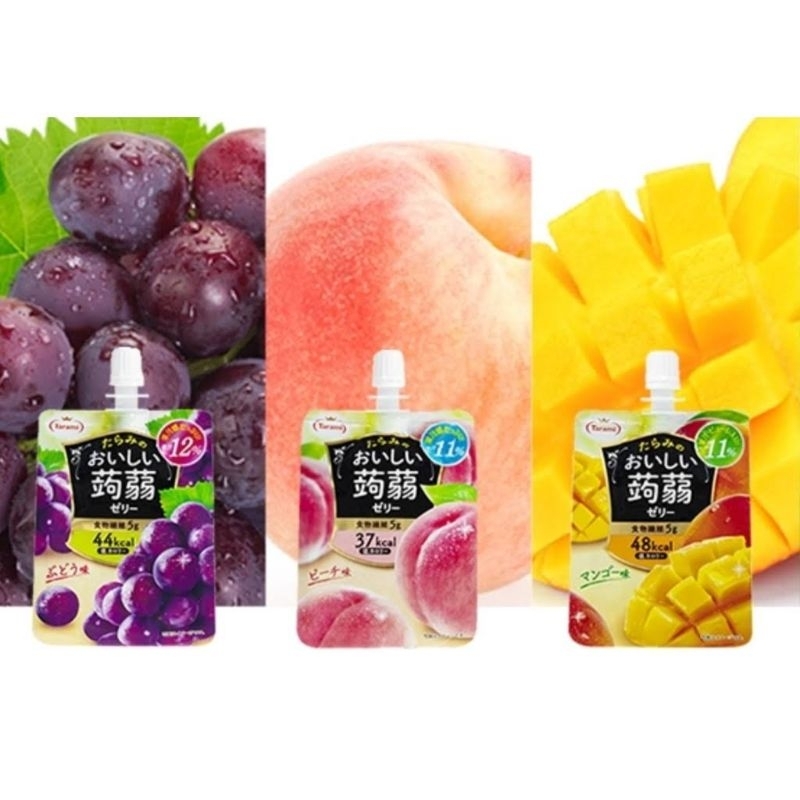 

Tarami Oishii Konjac Fruits Jelliy Import Korea 150gr