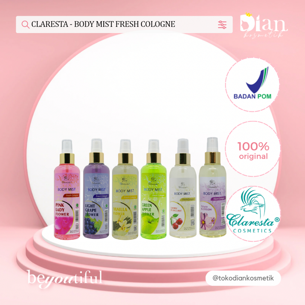 CLARESTA - BODY MIST FRESH COLOGNE