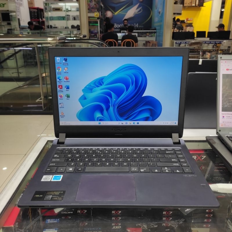 ASUSPRO P1440FA intel core i3-10110U ram 8gb ssd 256gb