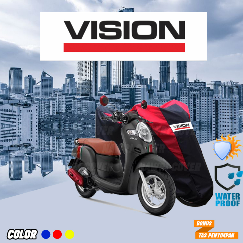 Sarung motor Scoopy Cover motor Scoopy Selimut motor Scoopy Penutup motor Scoopy Outdoor Anti air