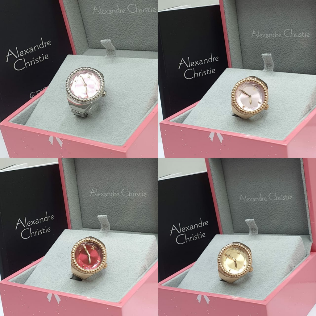 alexandre christie ac2b07 jam tangan wanita alexandre christie cincin elegan viral new 2023 terbaru