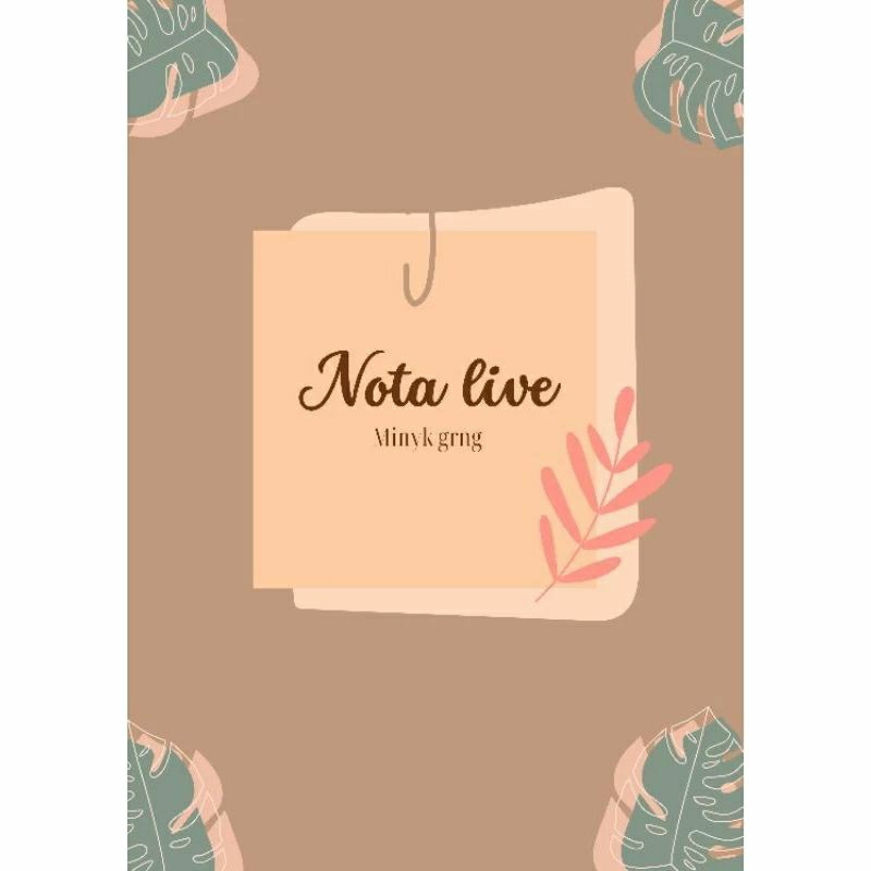 

nota live minyk goreng