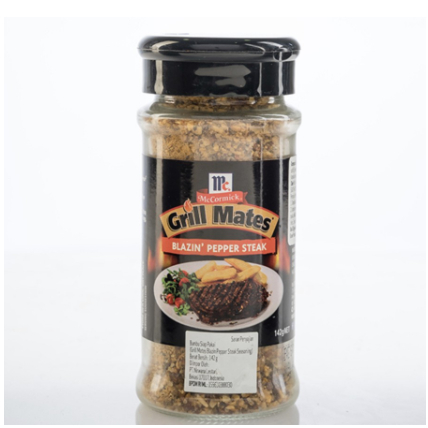 

McCormick Grill Mates Blazin Pepper Steak 142gr