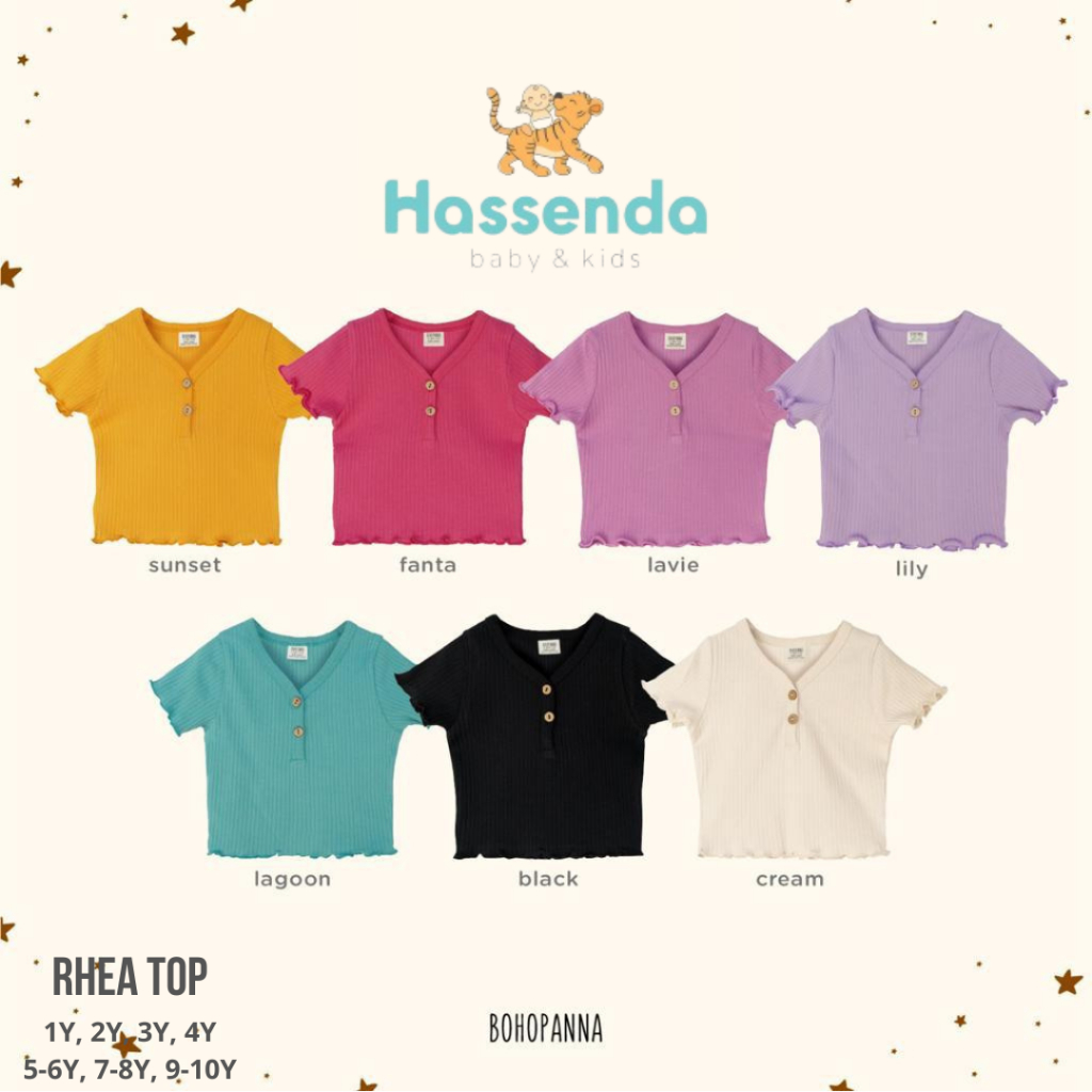 BOHOPANNA RHEA TOP (Atasan Anak Perempuan)
