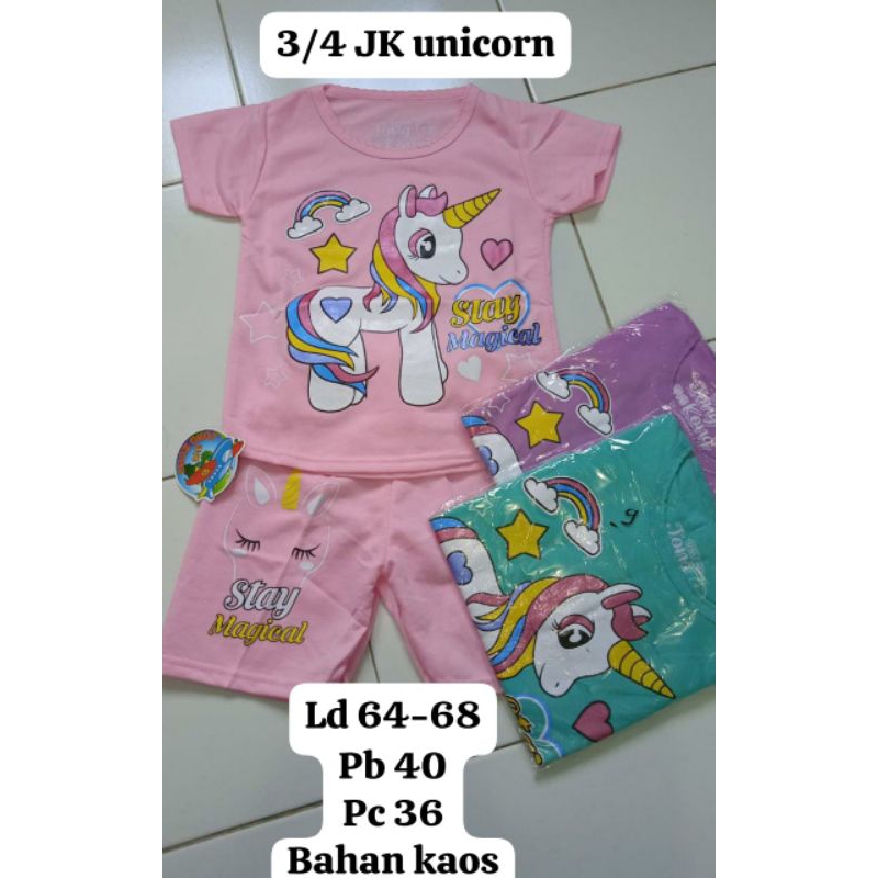 setelan anak 3/4 Jongkong 90.000/3
