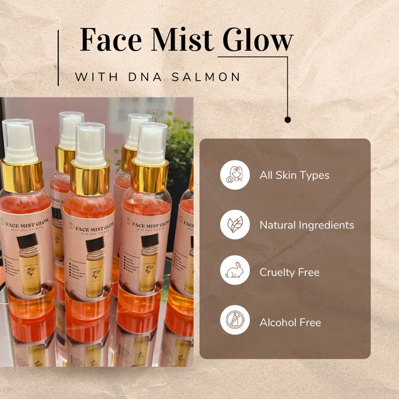 FACE MIST GLOW DNA SALMON