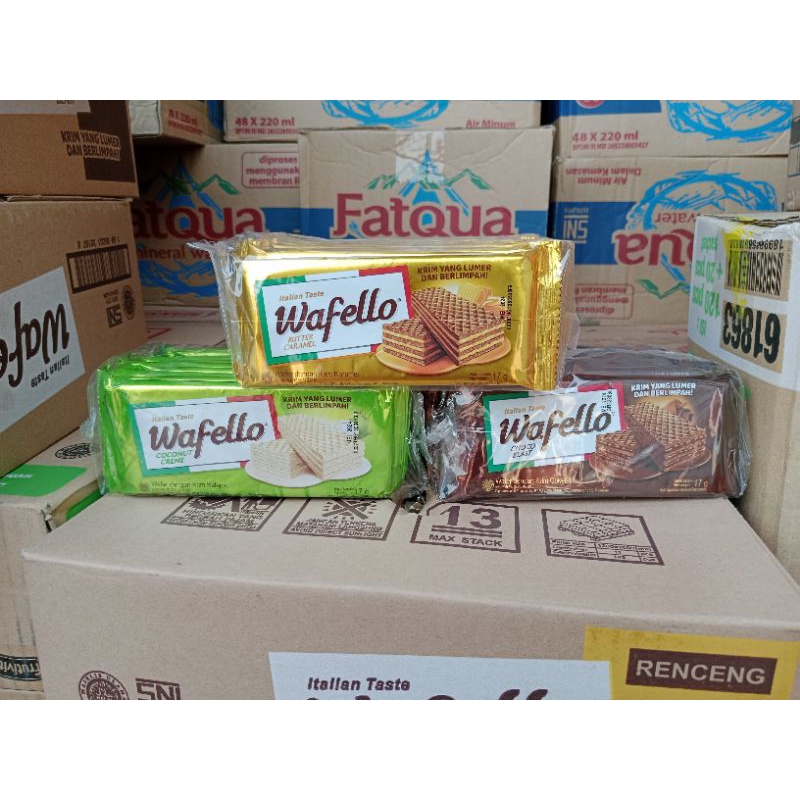 

WAFELLO JAJANAN 1000 WAFELLO COKLAT/ WAFELLO CARAMEL/WAFELLO KELAPA