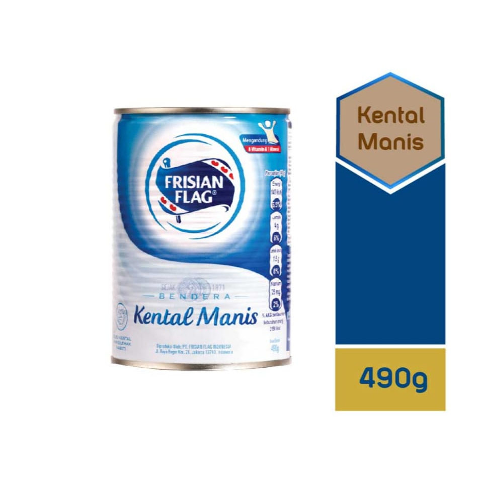 

FRISIAN FLAG Kental Manis Putih 490 g