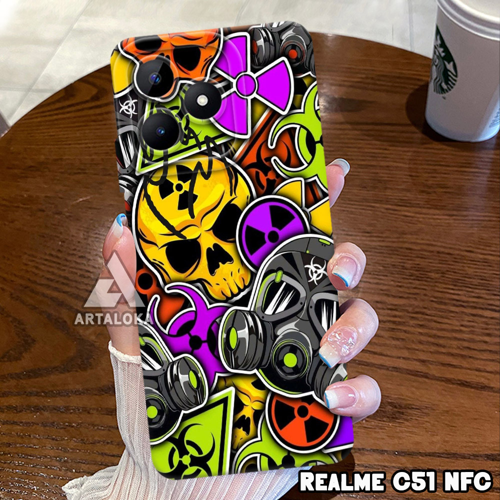 LK12 CASE REALME C51 NFC TERBARU 2023 Motif Kartun Softcase Realme C51 Nfc Casing Hp Realme C51 Nfc 