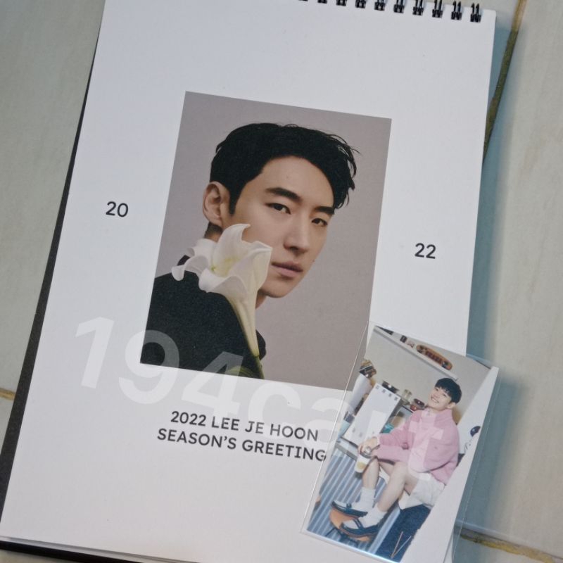 LEE JE HOON SEASON GREETING 2022 SG 22 CALENDAR KALENDER PHOTOCARD PC POCA