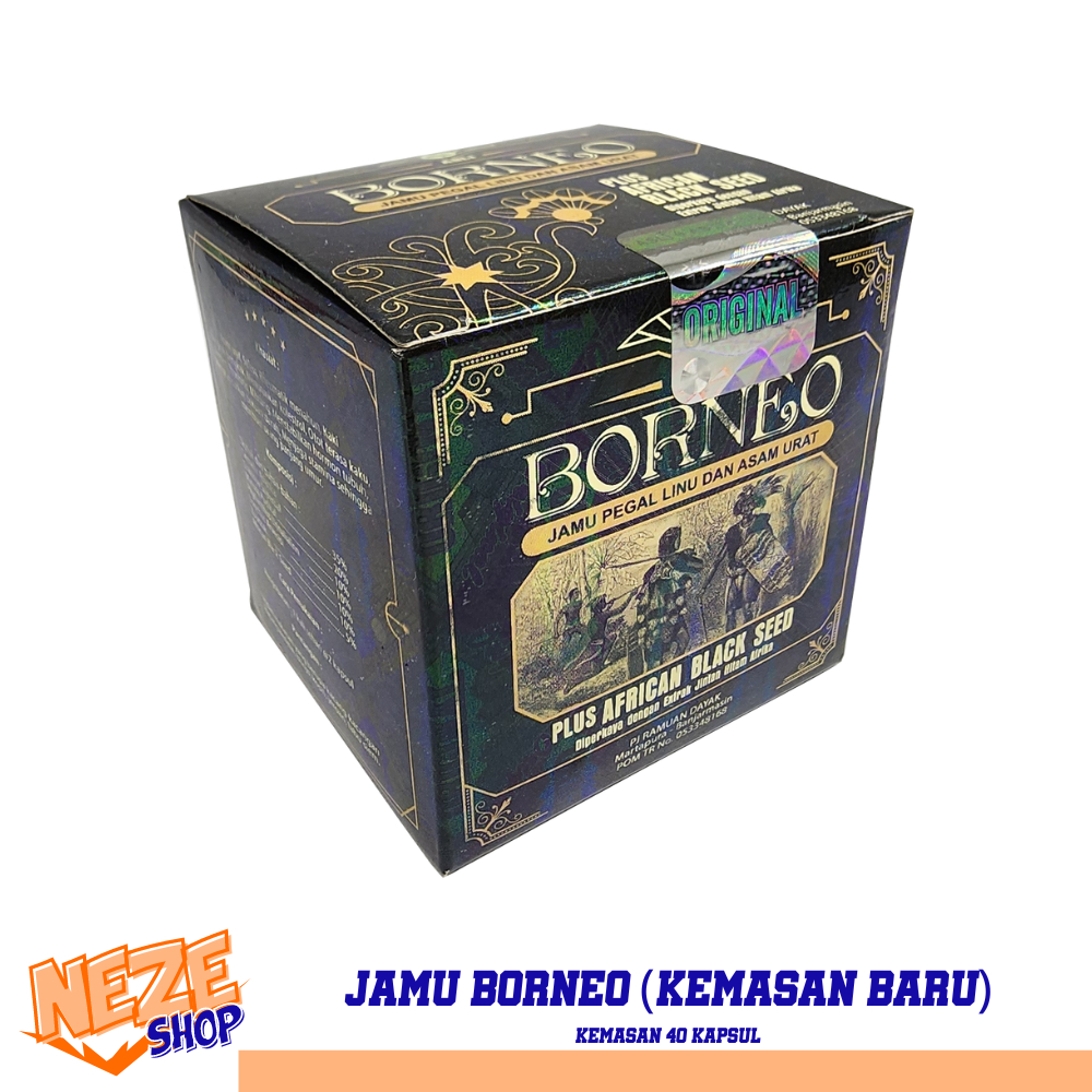 Kapsul BORNEO Ramuan Dayak Asli isi 40 Kapsul