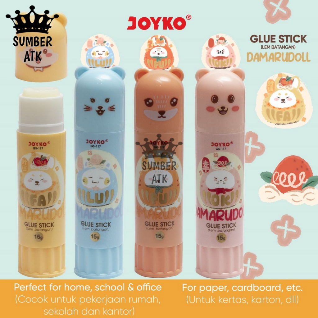 

Glue Stick Lem Batang Joyko GS-117 15gr DAMARUDOLL