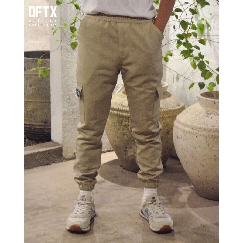 Celana Jogger Cargo Panjang Pria