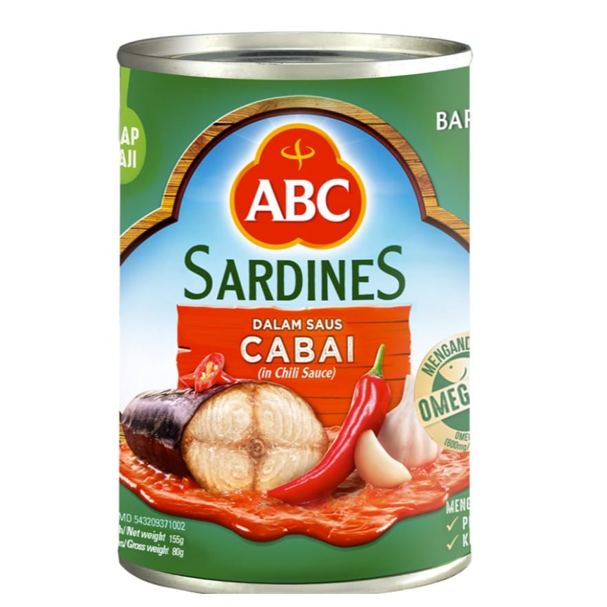 

ABC Sardines Saus Cabai 155 g