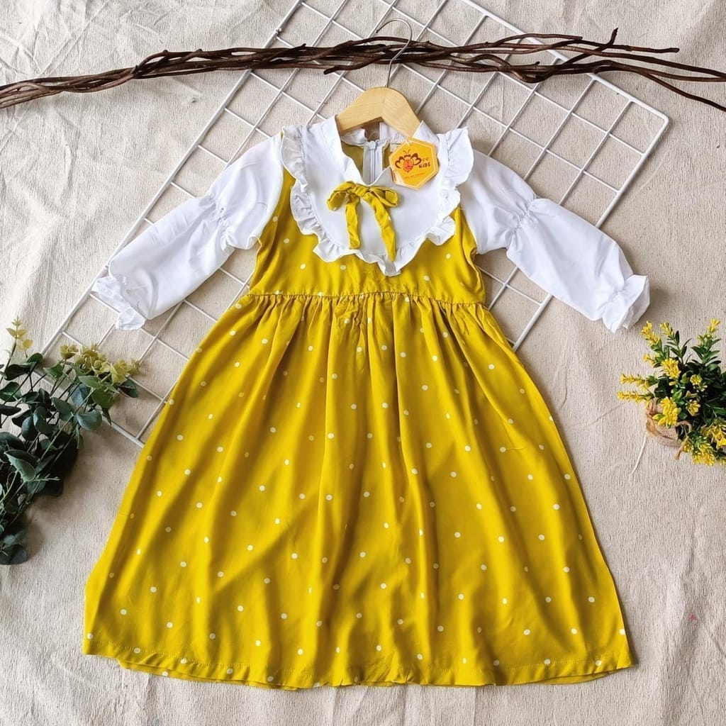 [PROMO] GAMIS POLKADOT ANAK | GAMIS SYARI ANAK | GAMIS BEATRICE ANAK | GAMIS ANAK