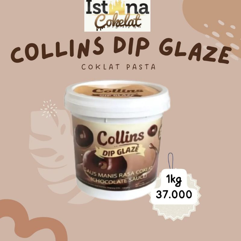 

Selai Collins Dip Glaze Cokelat Pasta/Tiramisu/Taro 1 KG