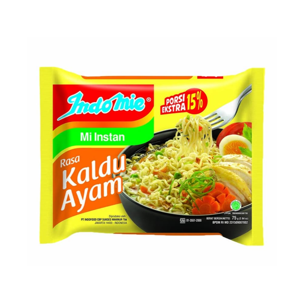 

Indomie Mi Instan Kaldu Ayam 72 g Mie instan kuah