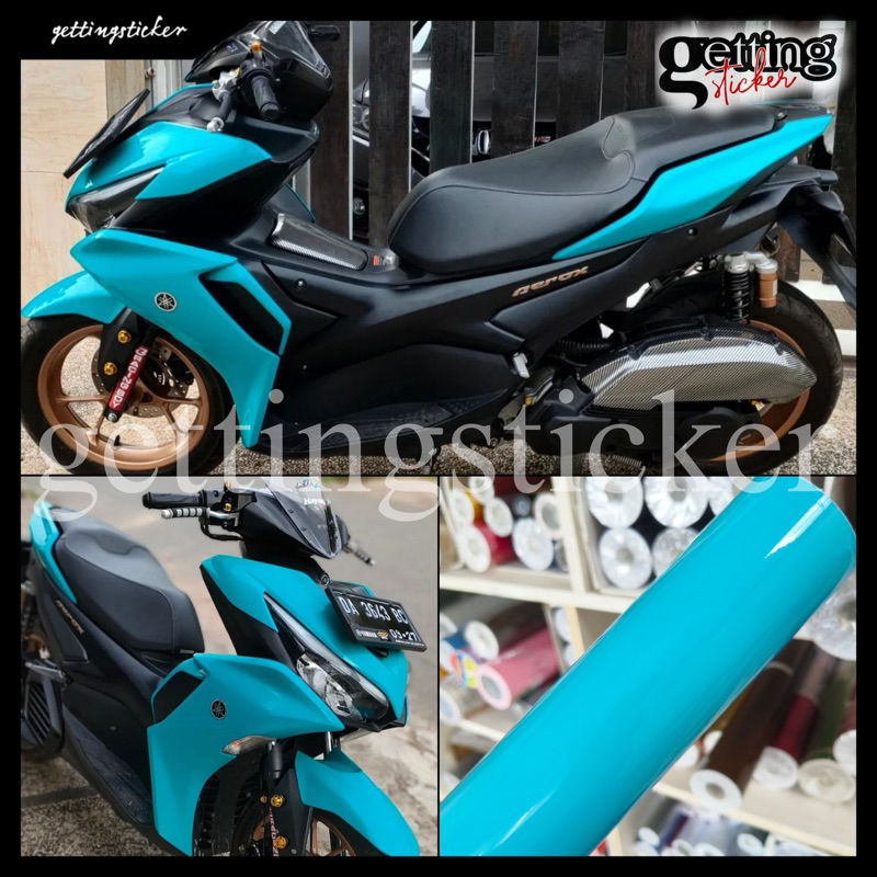 stiker skotlet biru toska sticker toscablue scotlet glossy