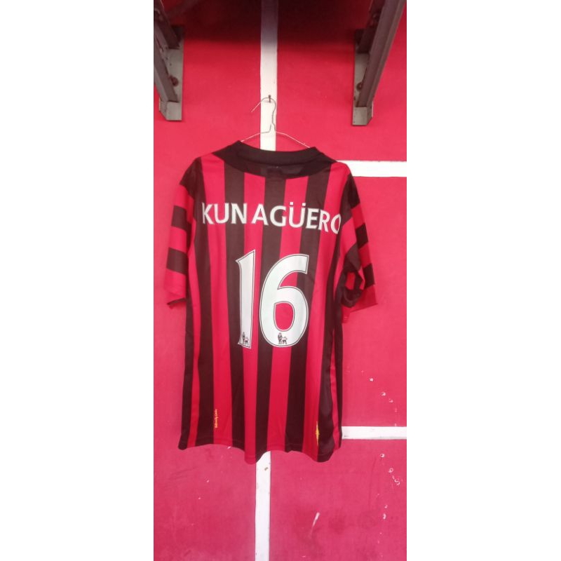 Jersey Umbro Manchester City away Aguero