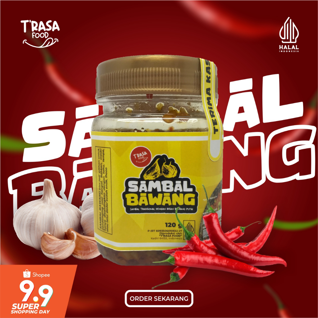 

T'RASA FOOD - Sambel Bawang 120g