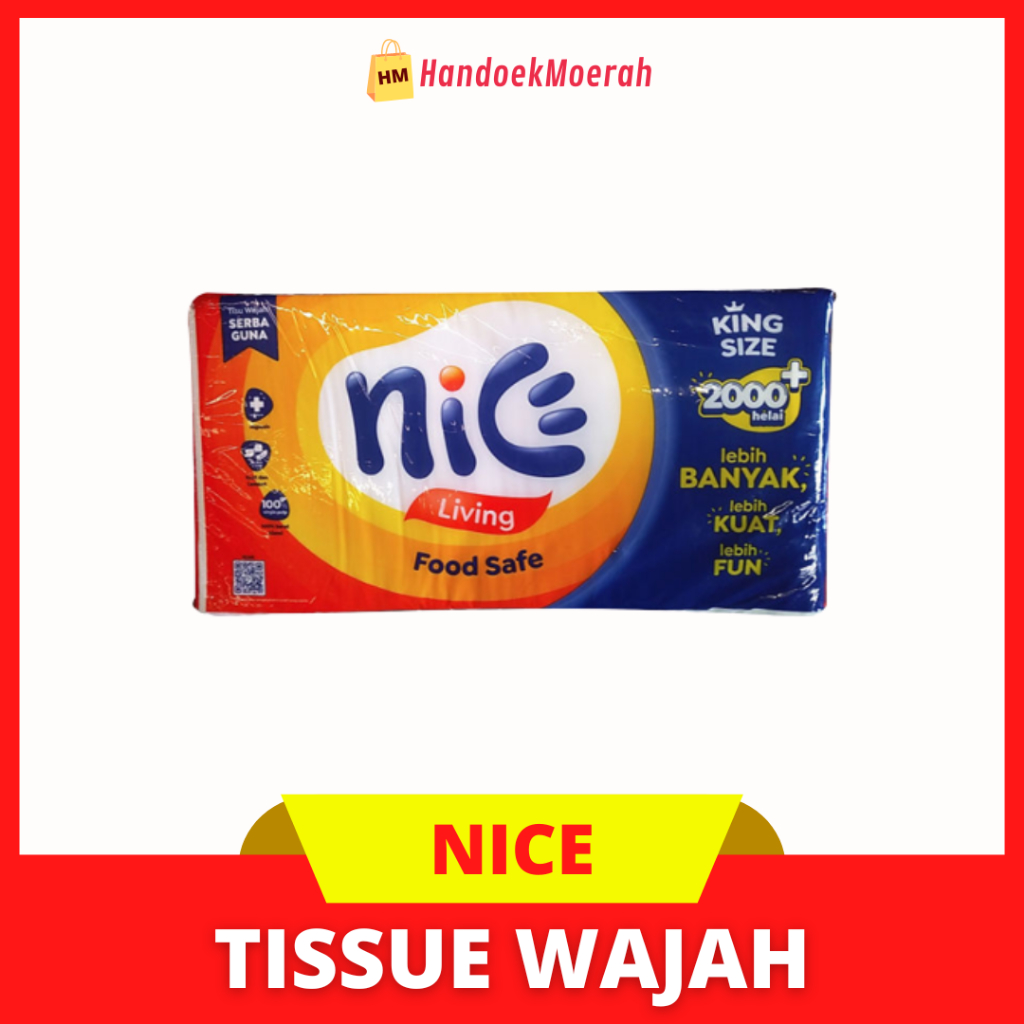 Tissue NICE Facial 1000 Gram 2 Ply / Tisu Wajah Murah