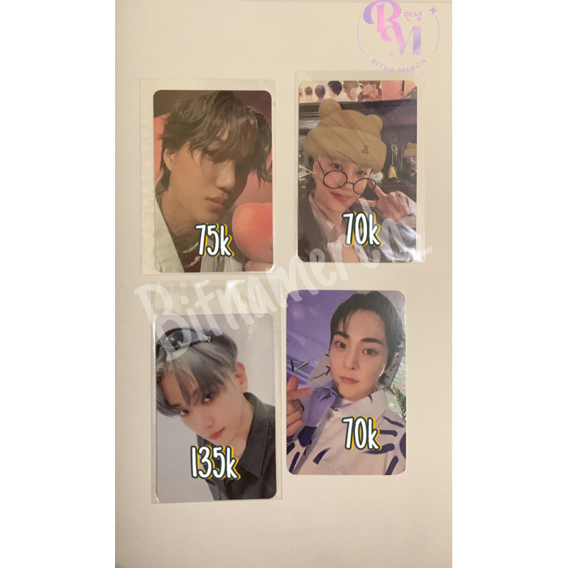 WTS Photocard Official Kai Baekhyun Xiumin | EXO EXIST ROVER PEACHES