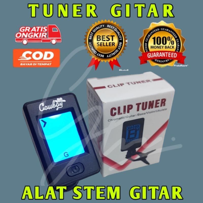 TUNER GITAR / ALAT STEM / NYETEL GITAR AKUSTIK DAN ELEKTRIK
