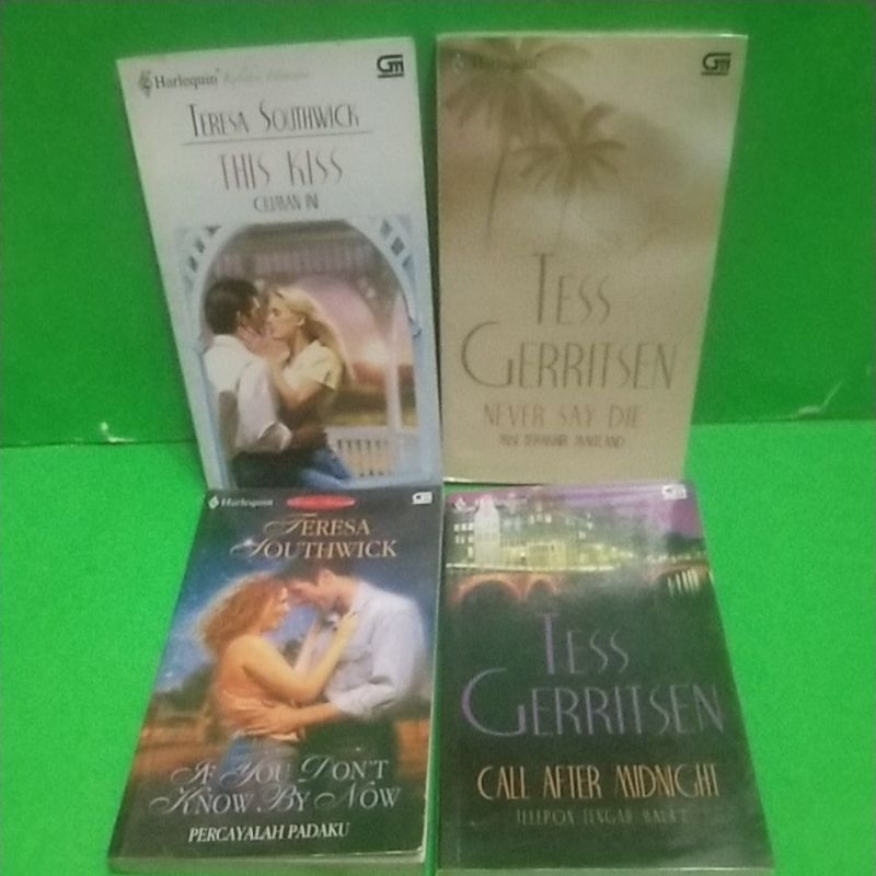 Novel Harlequin T Preloved, Teresa Southwick, Tessa Radley, Tess Gerritsen,
