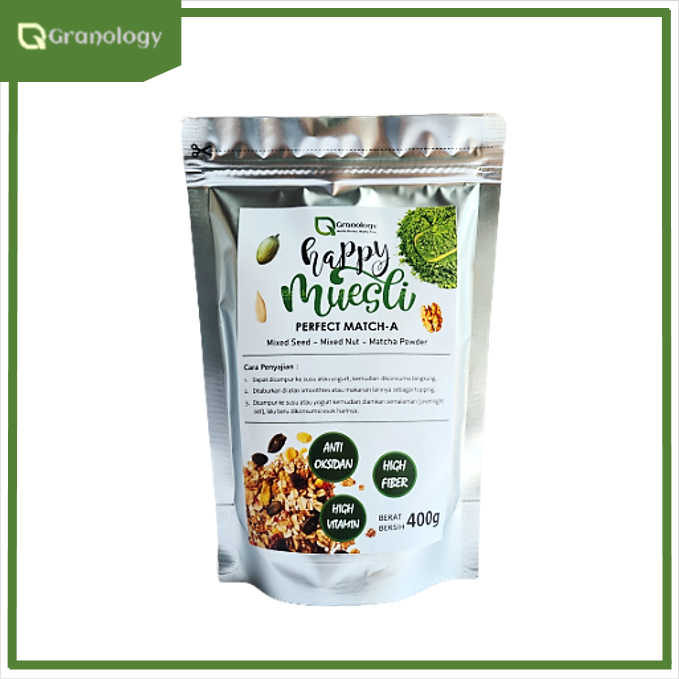 

Muesli Matcha 400 gram by Granology
