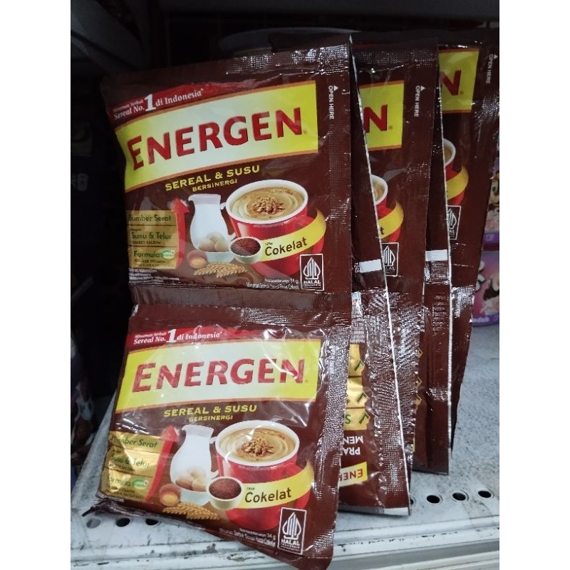 

ENERGEN COKELAT RENTENG 10 x 34 grm