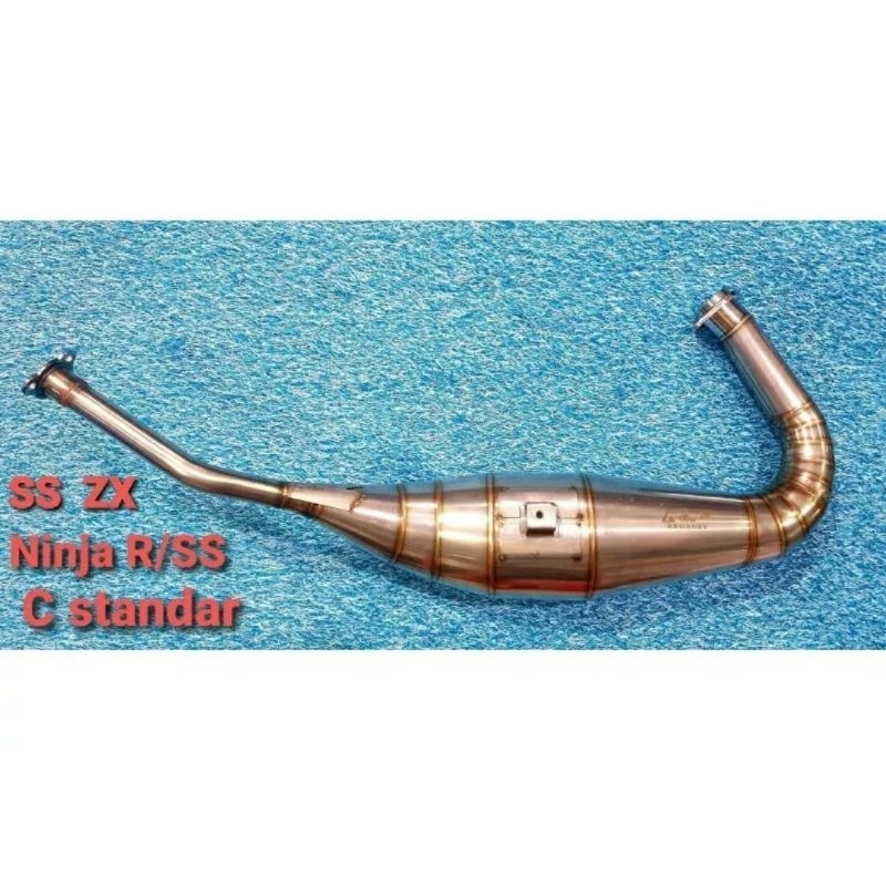 chamber perut knalpot RC3 ninja R RR type C perut 39 standar stinger 26