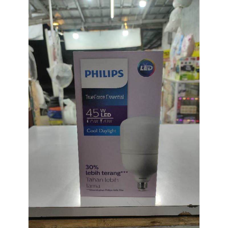 lampu led Philips t-force essential 45w , t-force essential philips 45watt capsule tabung