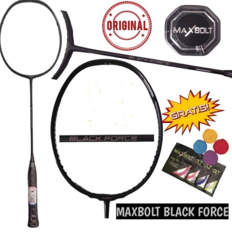 RAKET MAXBOLT BLACK FORCE LIMITED ORIGINAL
