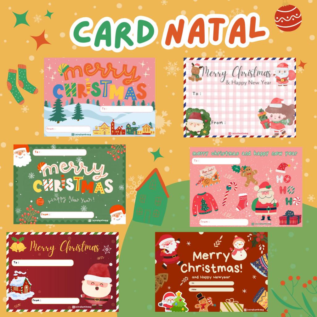 

kartu ucapan natal/card natal/chrismas card
