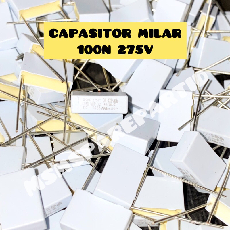 CAPASITOR MILAR 100N 275V