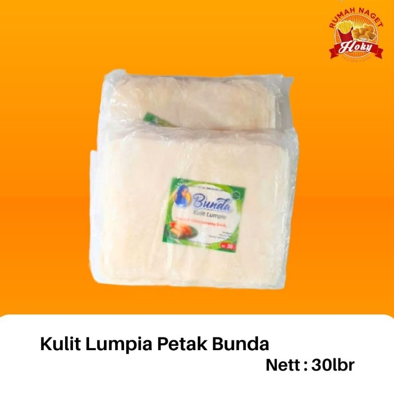 

Kulit Lumpia Merek Bunda Petak / Bunda isi 30lbr