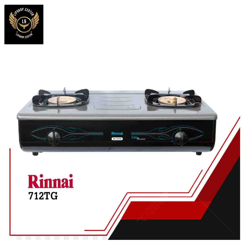 Kompor Rinnai RI 712 TG / Kompor Gas 2 Tungku Rinnai 712 TG