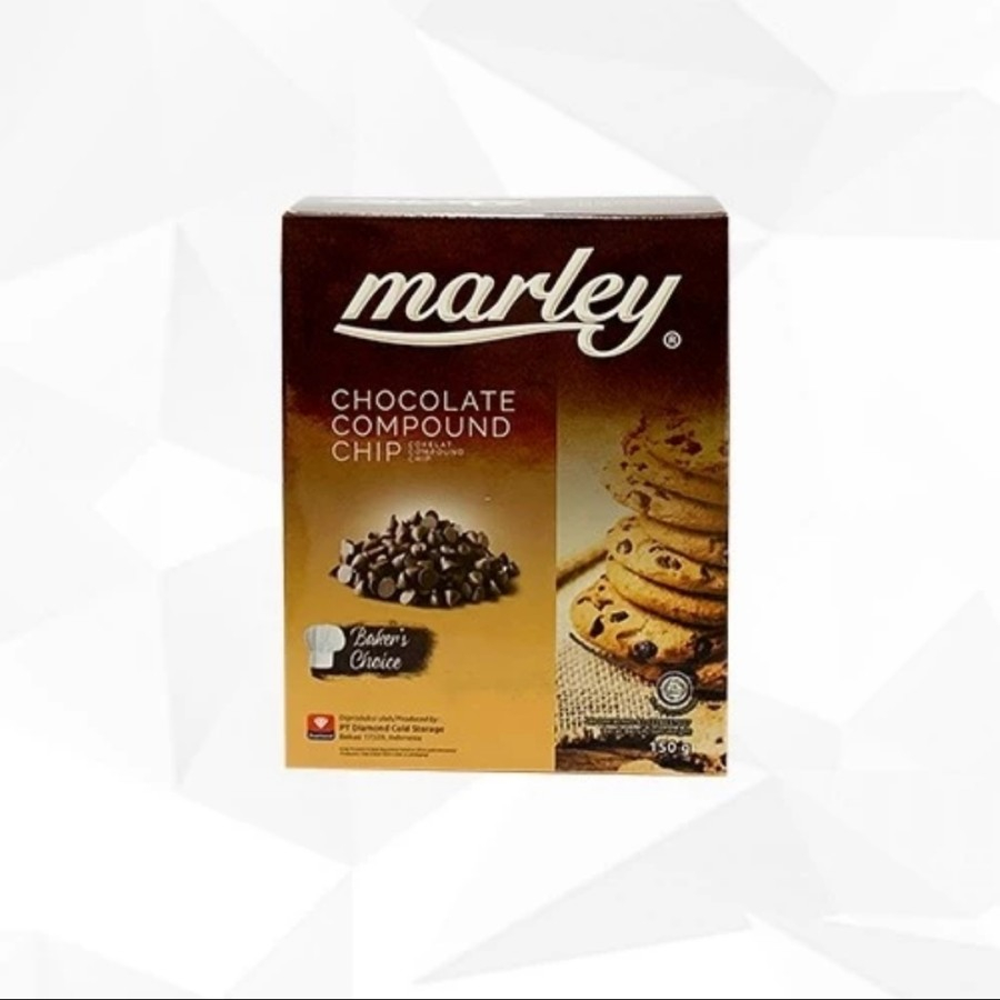 

Marley chocolate compound chip 150gr coklat chip