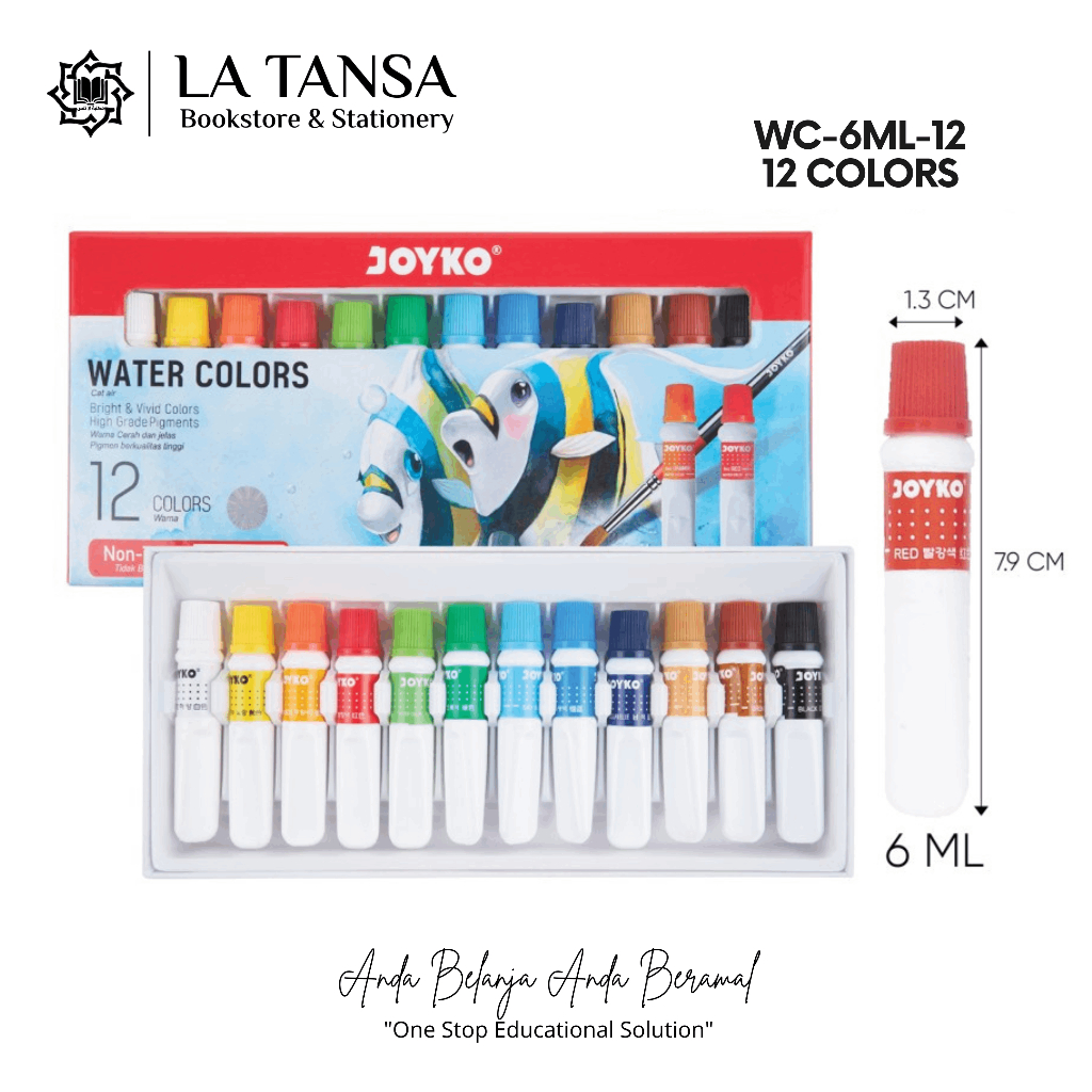 

JOYKO WATER COLORS 12W