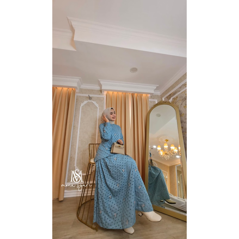 JEMMA ONE SET ROK BY MONA SYAR’I BY M.E SET ROK NYAMAN CANTIK SIMPLE ELEGANT