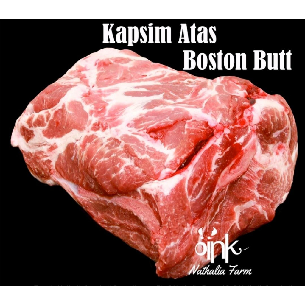 

Babi Organik PORK SHOULDER KAPSIM ATAS 500 Gr daging babi organik nathalia farm organic pork