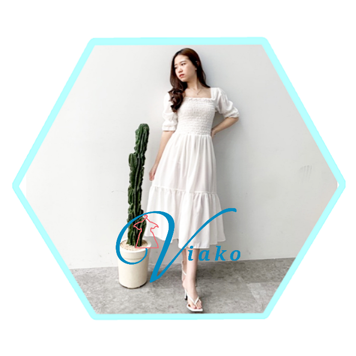 [PROMO] - NINA DRESS WANITA GAYA KOREA - DRESS IMPORT MURAH DAN BERKUALITAS - DRESS REAL PICT - DRES