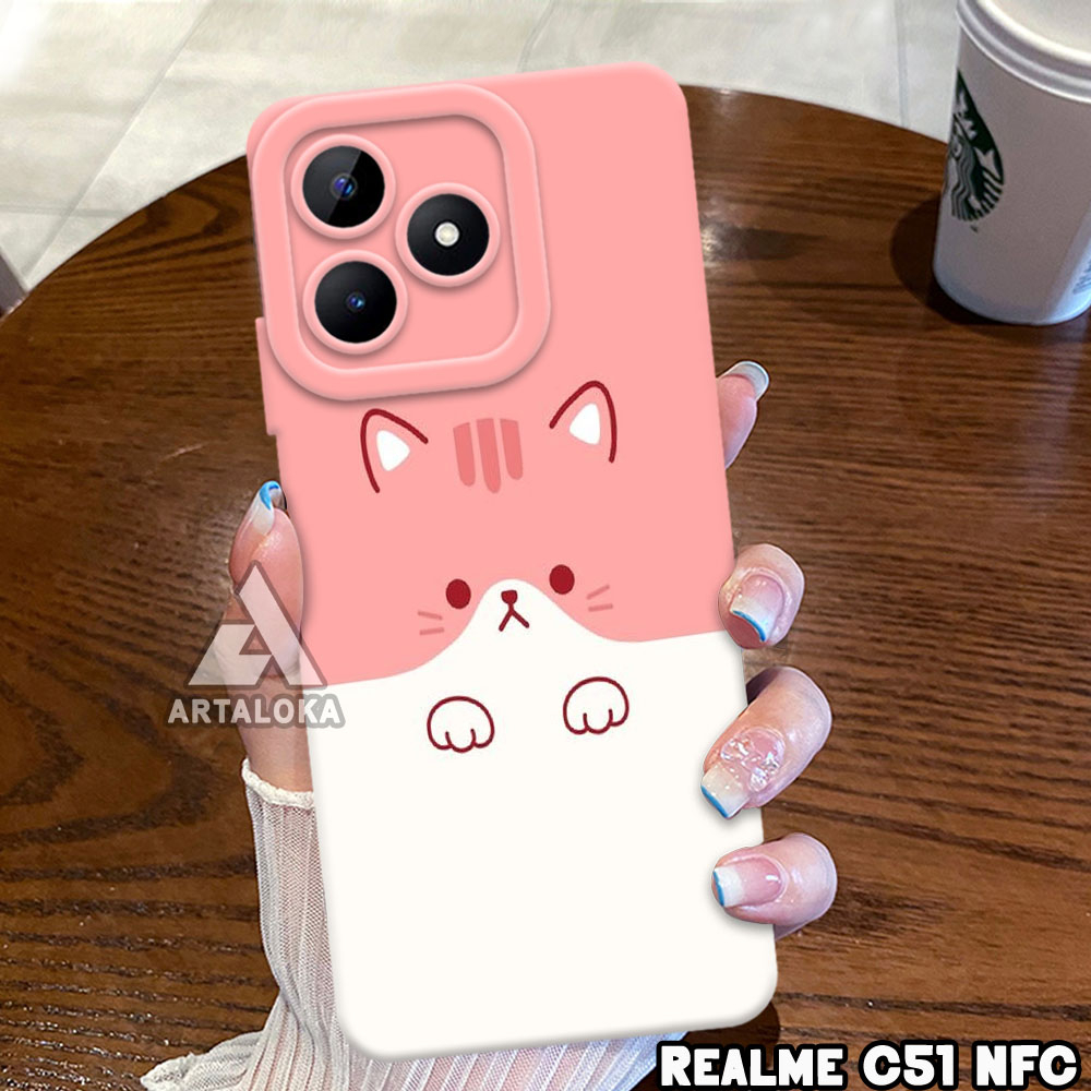 AL06 CASE REALME C51 NFC TERBARU 2023 Motif Kartun Softcase Realme C51 Nfc Casing Hp Realme C51 Nfc 