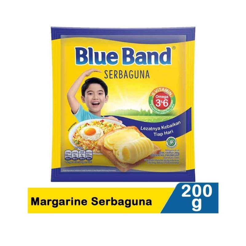 

Blue Band margarine serbaguna 200ml dan margarine fitri 200 ml