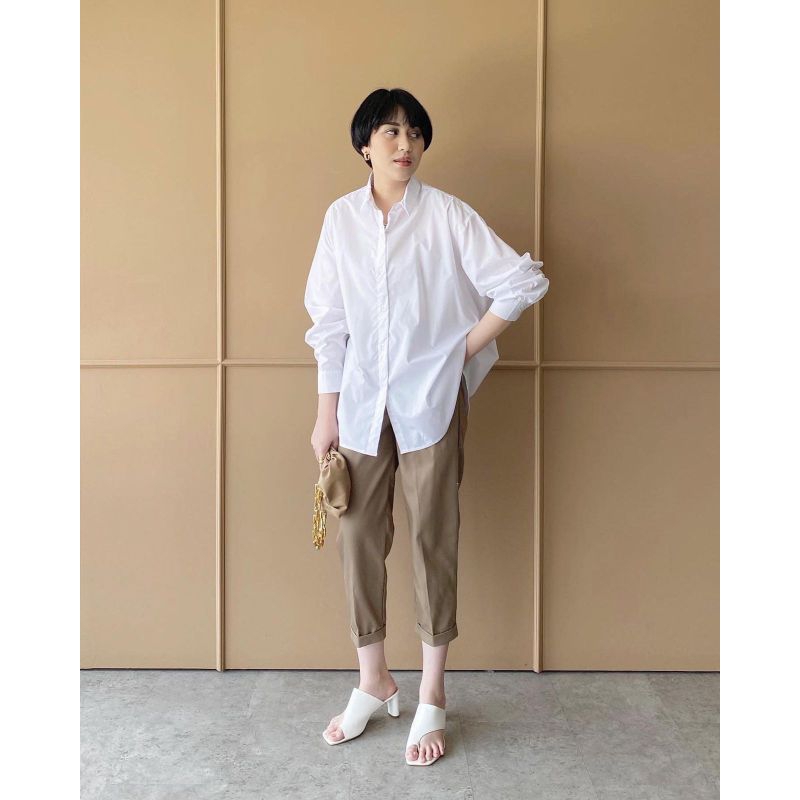 TRICK & TRICKY OVERSIZED SHIRT WHITE