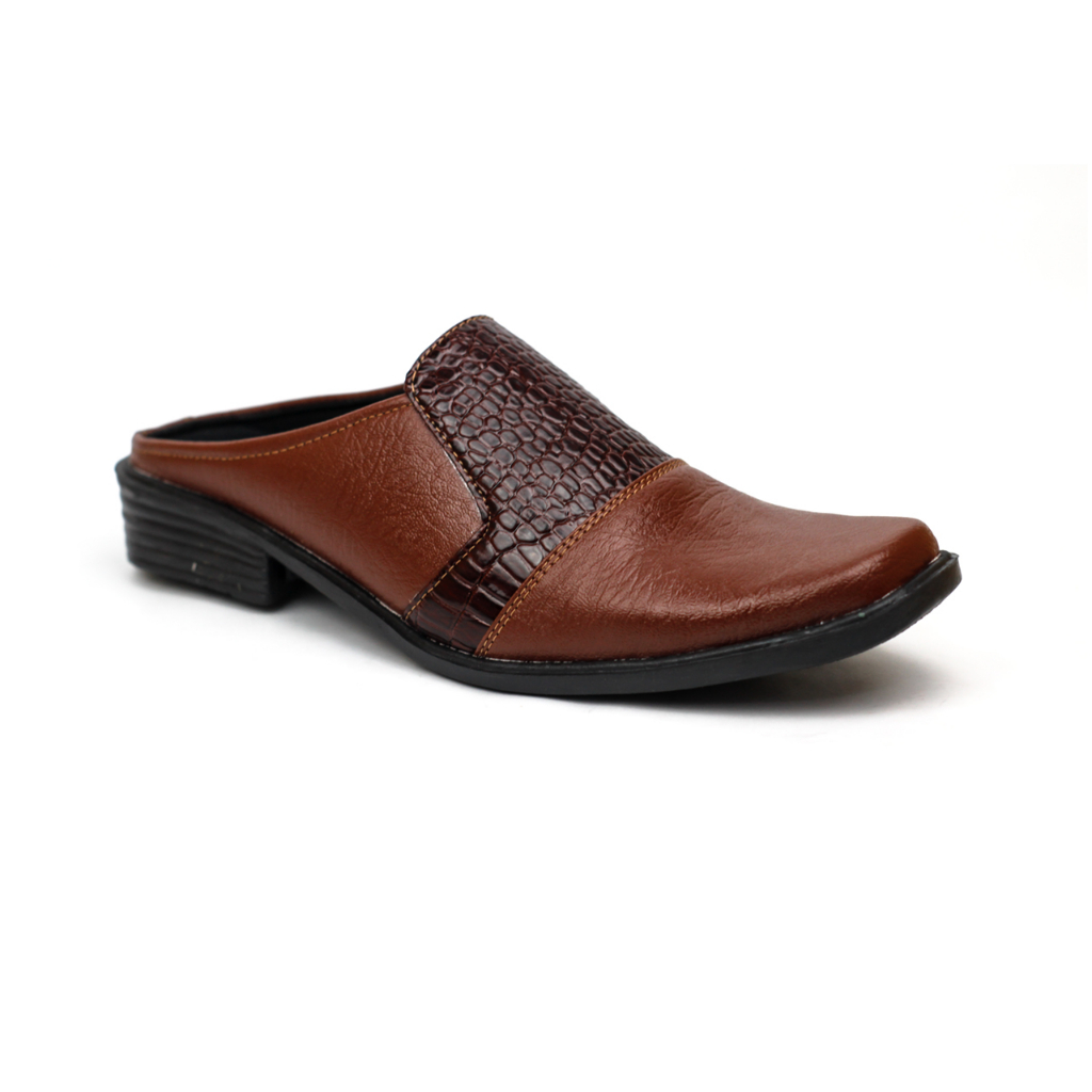 New Arrival Sepatu Kasual Pria Slip-on Motif Kulit Buaya F - 12