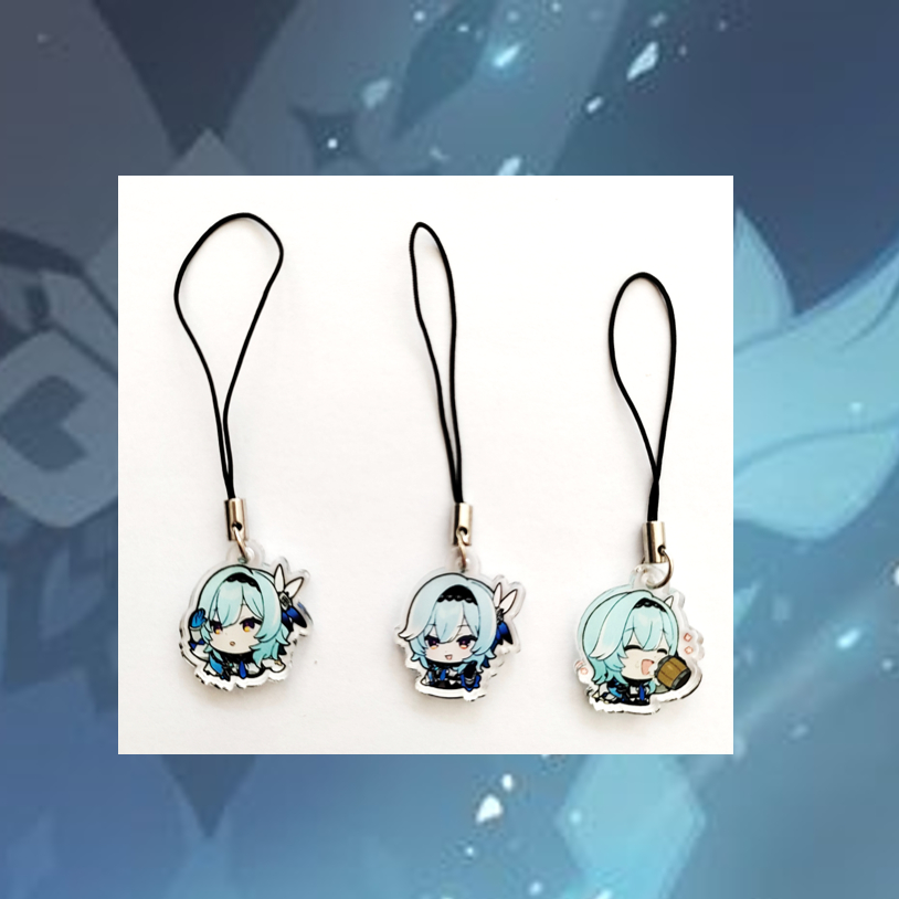 Gantungan Kunci HP Anime Game Genshin Impact – Eula