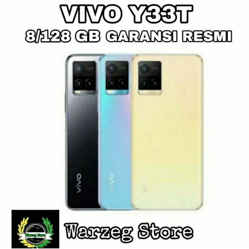 HP VIVO Y33T 8/128 GB - VIVO Y33 T RAM 8GB ROM 128GB GARANSI RESMI